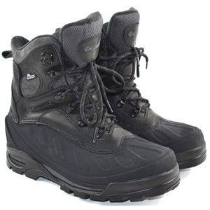 Columbia Buga Xcellerator Men's Black Leather Winter Hiking Boots Size 7